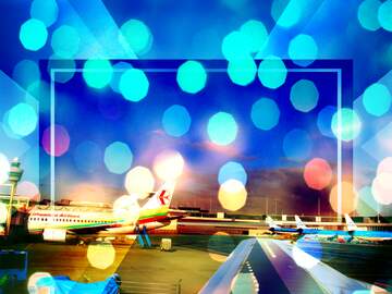 FX №185366 Aircraft  Background Card Happy  New Year Merry Christmas   powerpoint website infographic template ...