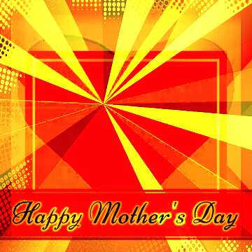 FX №185995 Creating card for Happy Mother`s Day background with heart and rays powerpoint website infographic...