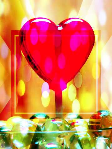 FX №185286 Candy heart bokeh background  Candy in the shape of heart   powerpoint website infographic template ...