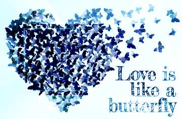 FX №185709 Love concept butterflies with heart   powerpoint website infographic template banner layout design...