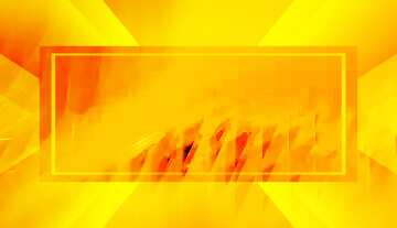 FX №185397 Yellow futuristic shape.  Glass polygonal triangle lights mirrors pattern  design.   powerpoint...