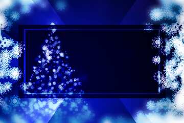 FX №186846  Blue color. Background clipart Christmas tree with snowflakes. powerpoint website infographic...