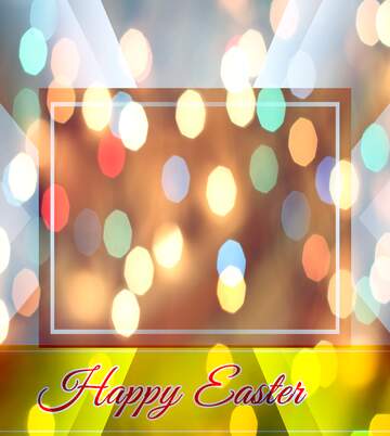 FX №186008 Inscription Happy Easter colorful  background   powerpoint website infographic template banner...