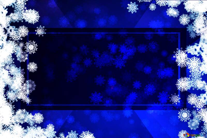 Blue Christmas background powerpoint website infographic template banner layout design responsive brochure business №40708