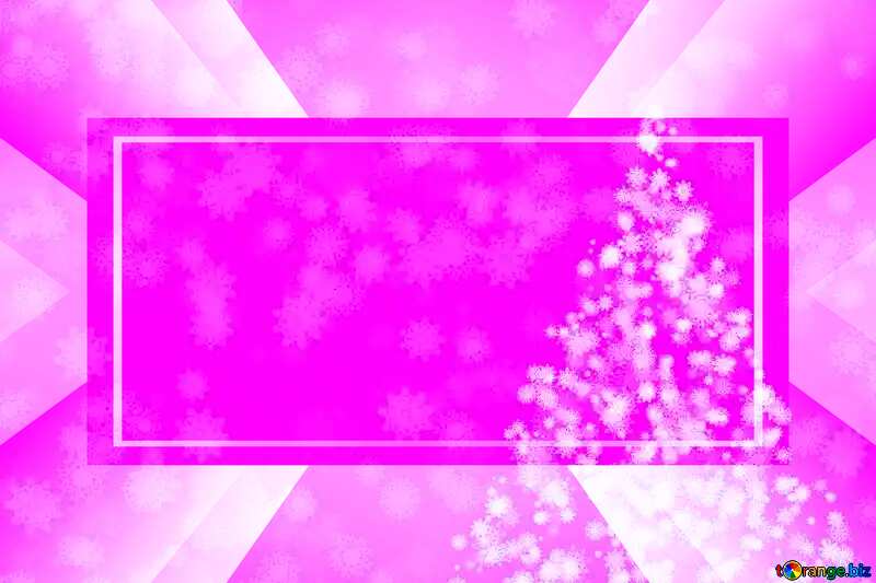 Snowflakes and Christmas tree clipart pink powerpoint website infographic template banner layout design responsive brochure business №40669