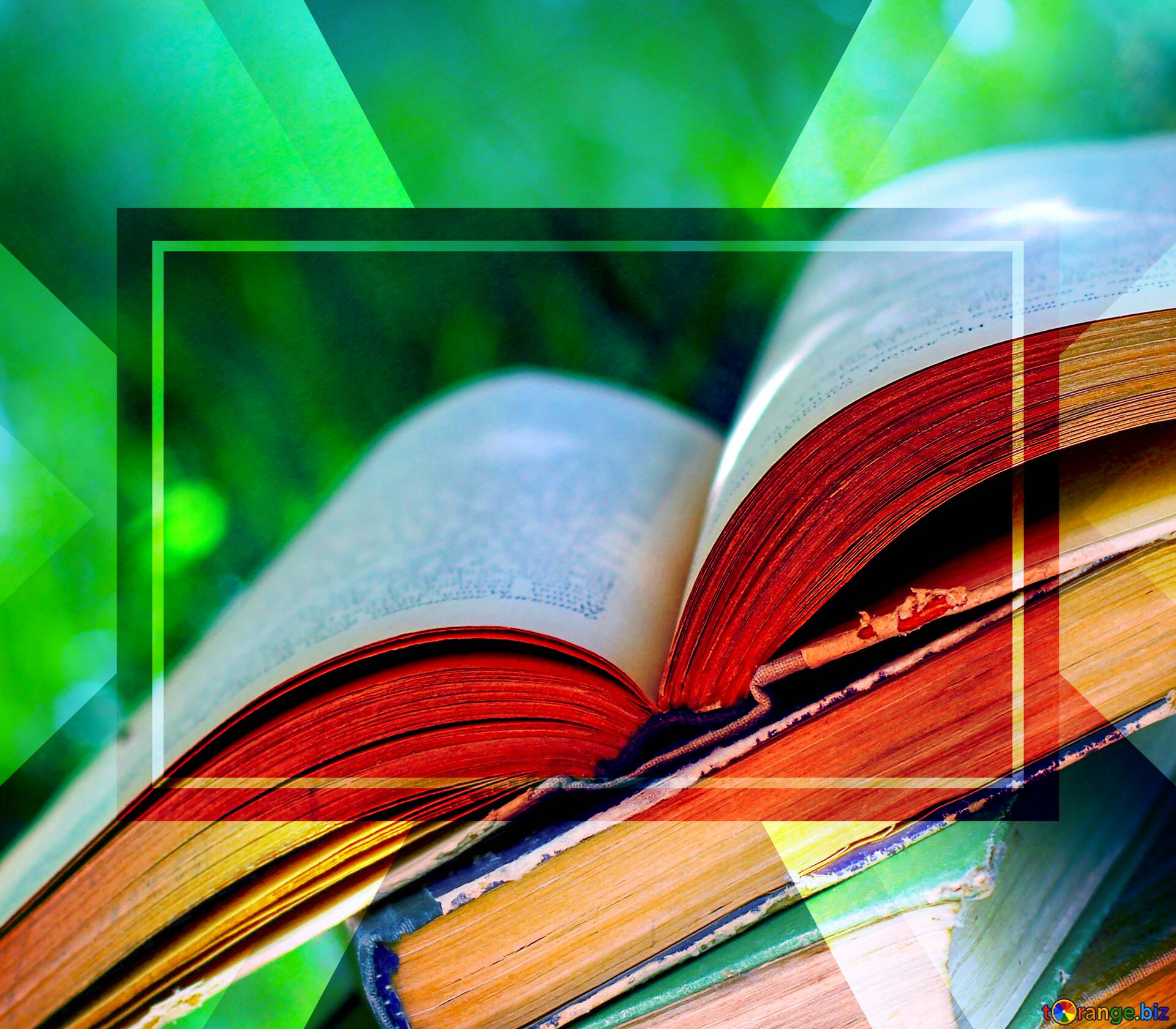 open book hd ppt background