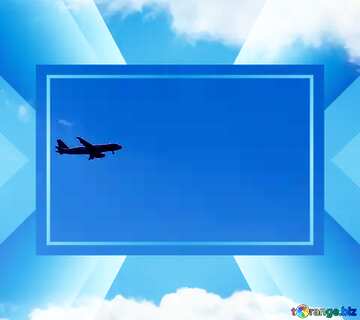 FX №187504 Plane in the sky powerpoint website infographic template banner layout design responsive brochure...