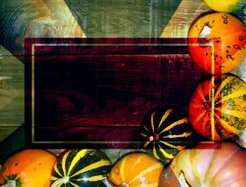 FX №187777 Autumn background with pumpkins powerpoint website infographic template banner layout design...
