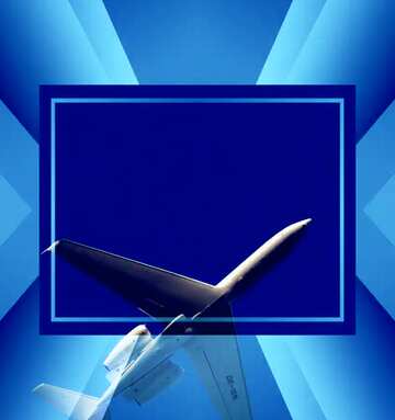 FX №187212 Blue Sky white plane powerpoint website infographic template banner layout design responsive...