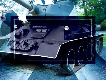 FX №188516 The t-34 Soviet tank of World War II powerpoint website infographic template banner layout design...