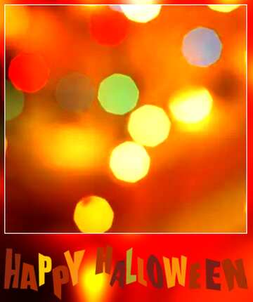 FX №188058 Bokeh lights background vivid colors happy halloween