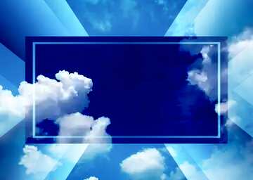 FX №188391 Sky with clouds powerpoint website infographic template banner layout design responsive brochure...