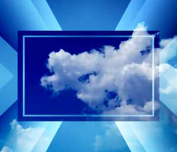 FX №188406 Sky with clouds powerpoint website infographic template banner layout design responsive brochure...