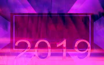 FX №188064  pink futuristic shape. 3D rendering geometric technology illustration. Happy New Year 2019 3d...