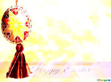 FX №188664  Easter composition with eggs on color spring sunrise background, space for text powerpoint website ...