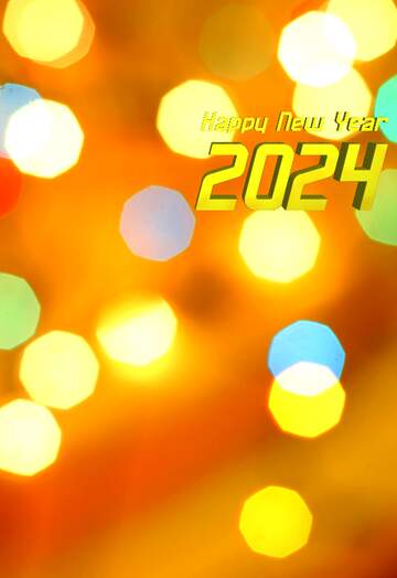 FX №188059 Christmas bokeh lights background vivid colors happy new year 2024