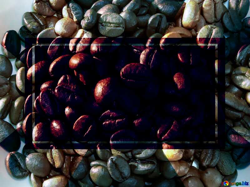 Coffee beans powerpoint website infographic template banner layout design responsive brochure business №32243