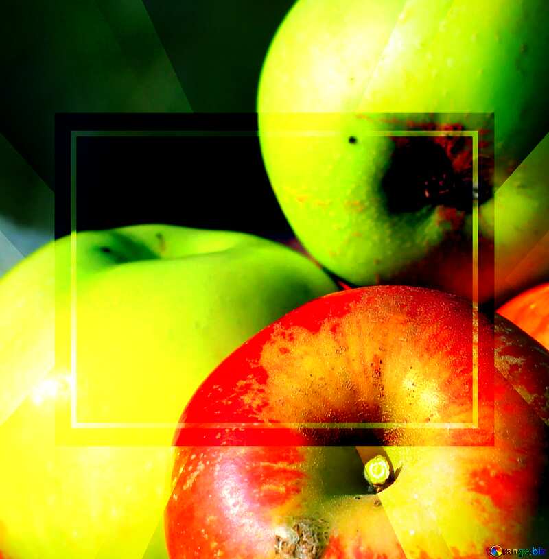 Still life with apples powerpoint website infographic template banner layout design responsive brochure business №33544
