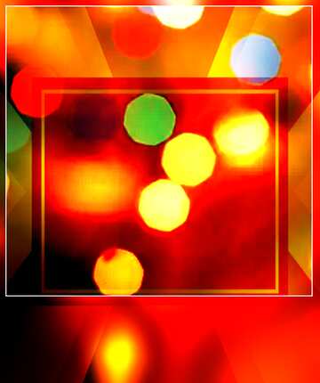 FX №189326  Bokeh blurred lights Christmas background Christmas background Template frame Card Template