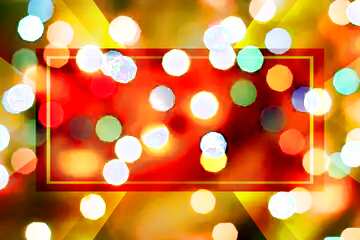 FX №189330  Christmas bokeh lights background vivid colors Powerpoint Website Design Banner Template