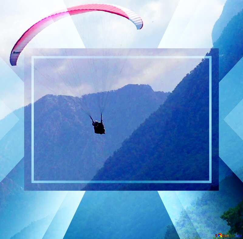 Download free picture Parachute in the mountains powerpoint website