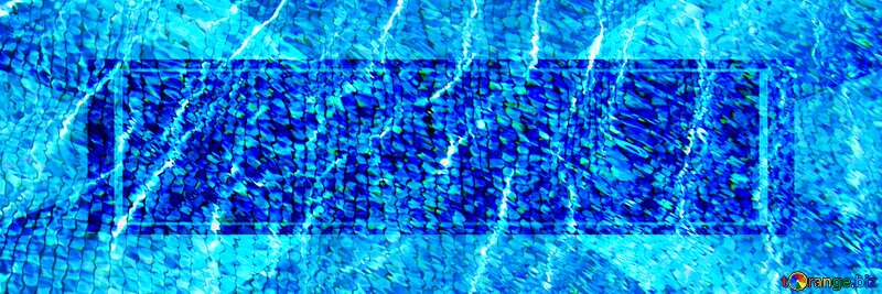 The texture of the water in the pool Banner №20719