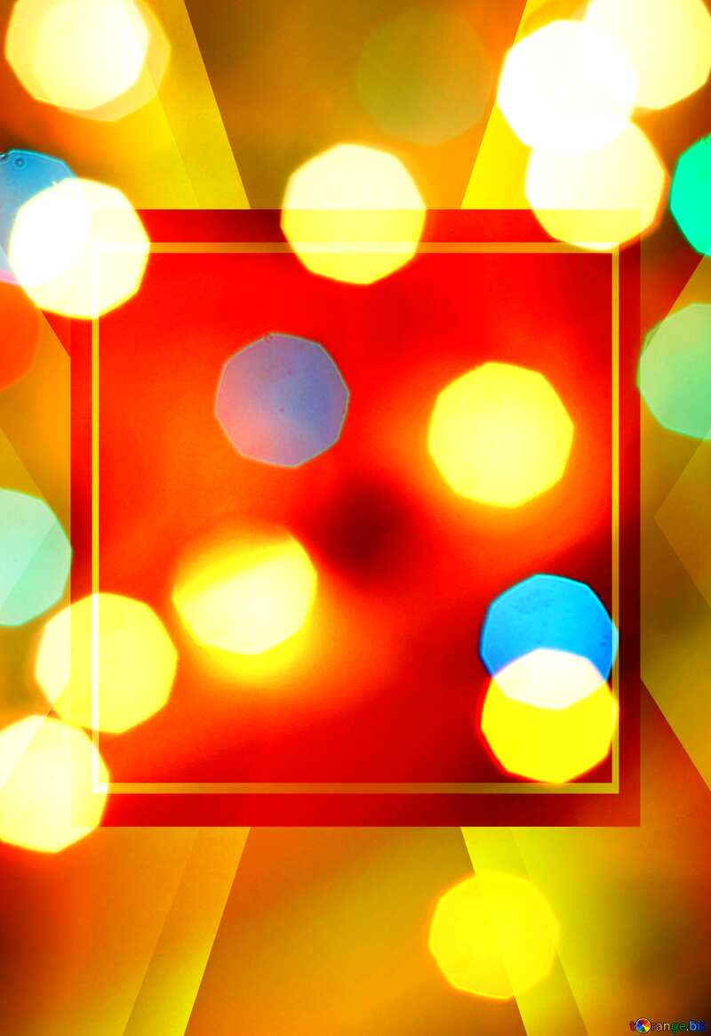  Christmas bokeh lights background vivid colors Responsive Template Design №24617