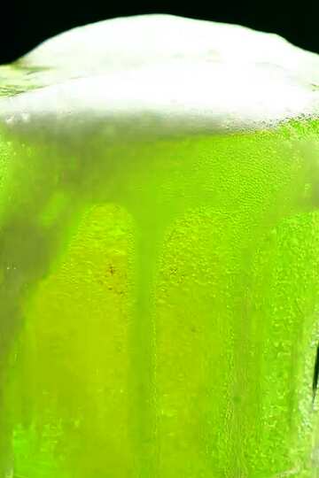 FX №19399 Green color. Living beer.