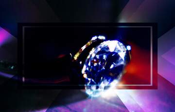 FX №190013  Gold diamond ring Responsive Brochure Business Design Template Infographic Banner