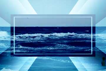 FX №190801 Waves on the beach Template