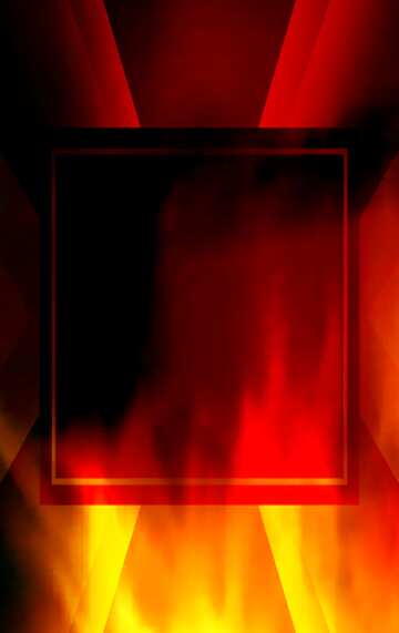 FX №191098  For SALE red fire banner background Template