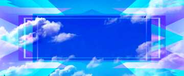 FX №191549 Sky with clouds Banner Template