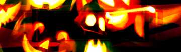 FX №191354 Nightmares Halloween Banner Blank Template