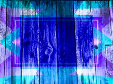 FX №191415 Board wood Blue Frame Template
