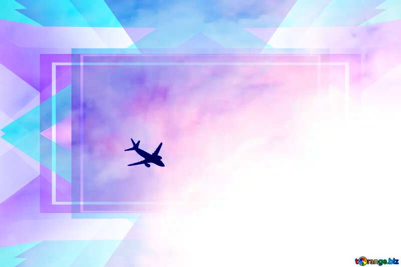  aircraft in pink clouds Infographic Design Frame Template №2870