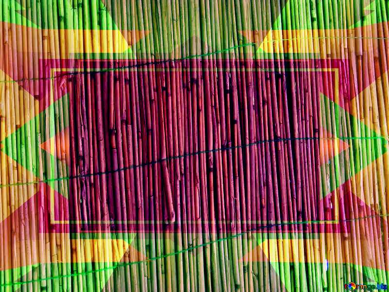  Straw Reeds Banner Blank Design Frame Template №4113