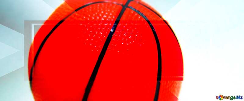Toy basketball ball Banner Template №9248
