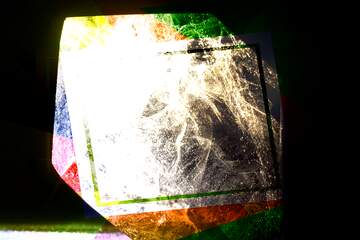 FX №192812 Smoky quartz, Morion, rauchtopaz Creative abstract Geometrical Future Trend template frame