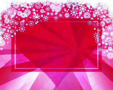 FX №192364 red Christmas background heart design frame