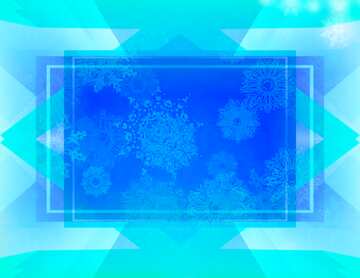 FX №192327 Light  Blue Christmas template frame
