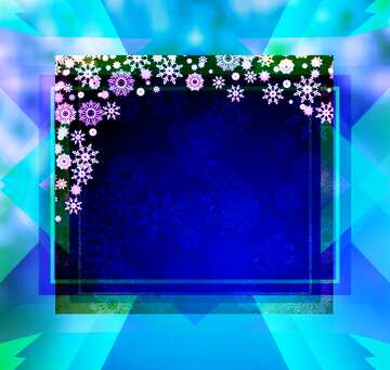 FX №192336 Christmas background Blue template fragment