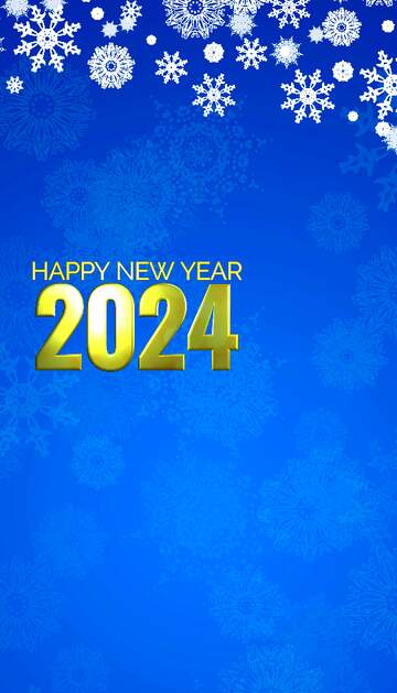 FX №192303 happy new year 2024 Christmas background Blue