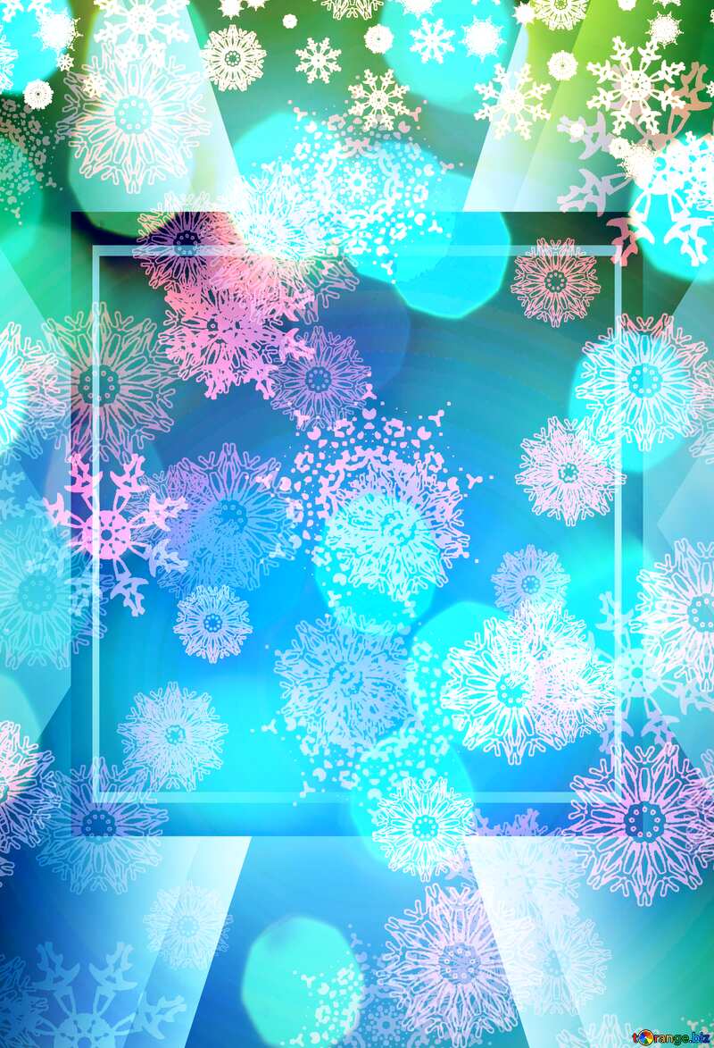 Christmas background design frame №40658