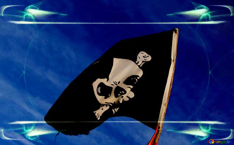 pirates flag template №2279