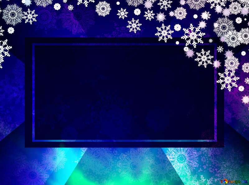Dark  Blue Christmas background №40658