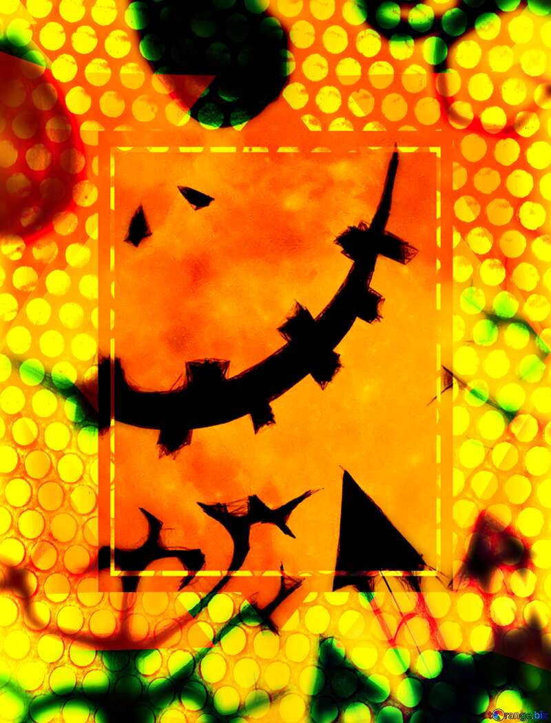 Halloween frame grill blur №40468