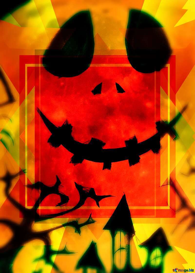 Halloween frame blur №40468