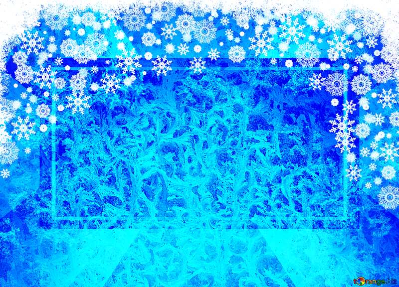 Blue Christmas Frozen background №40658