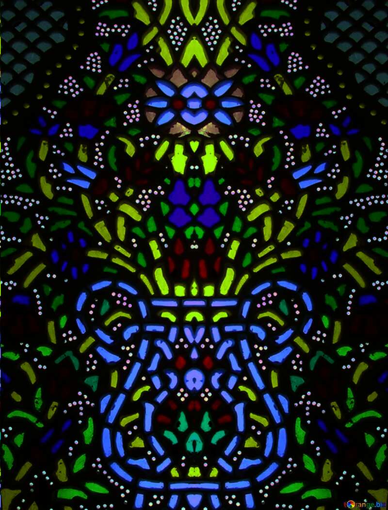 Stained-glass window effect №21750