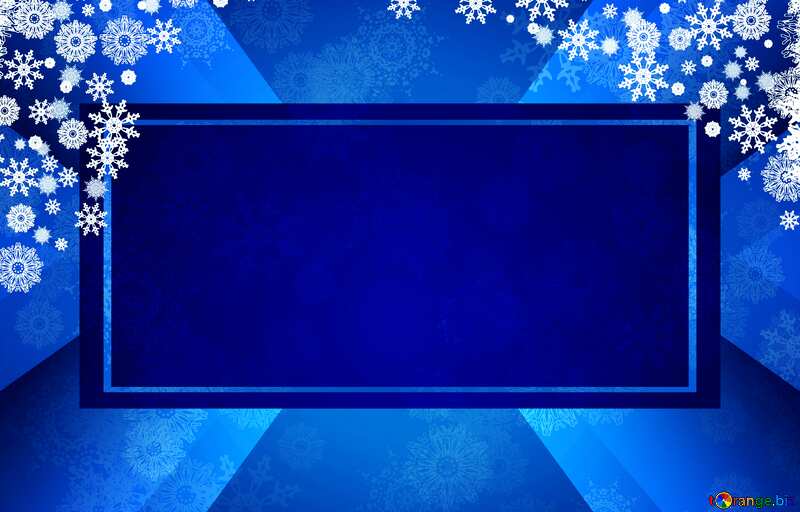 infographic template layout Christmas Blue №40658